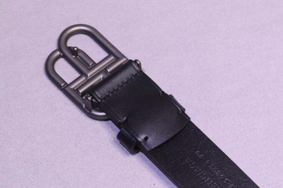 발렌시아가 Bb 블랙 라지 벨트 35mm 5703701CH0B1000