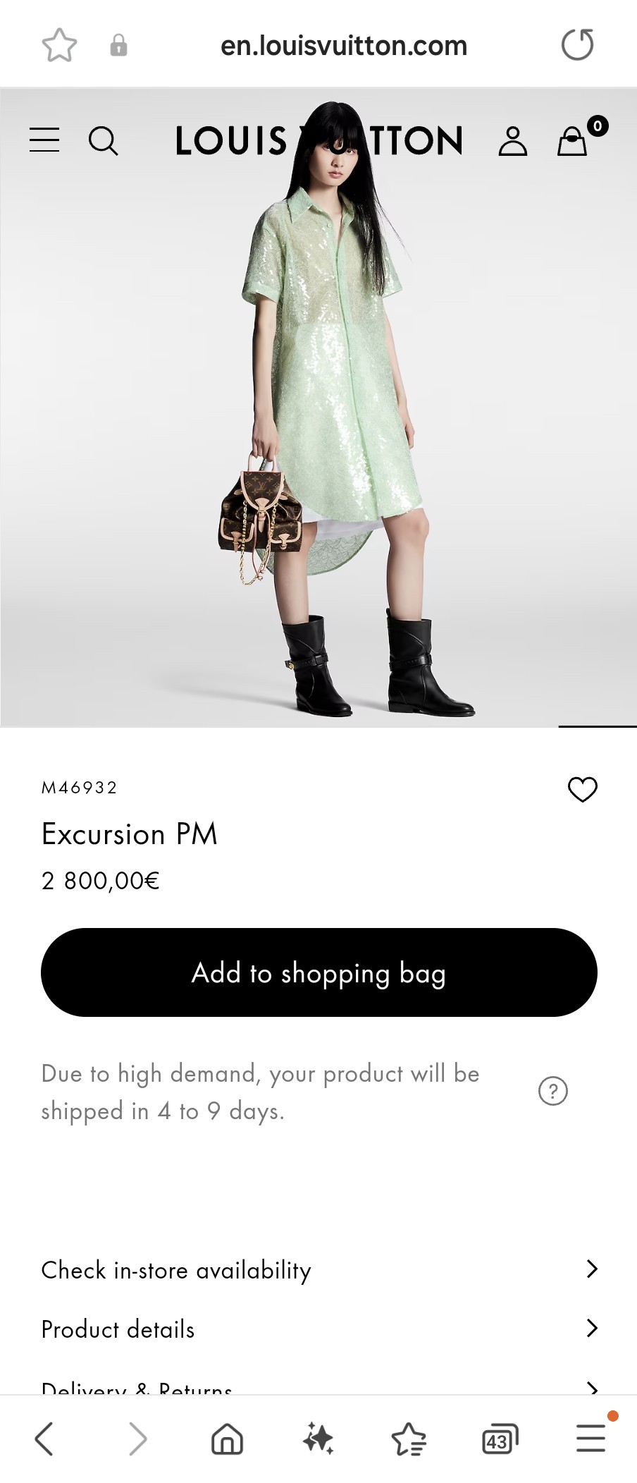 루이비통 M46932 익스커션 PM
