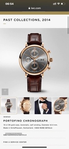 IWC IW391021 포르토피노 크로노그래프