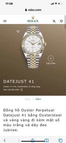 롤렉스 오이스터 퍼페추얼 데이트저스트 41mm 126333 - 0016