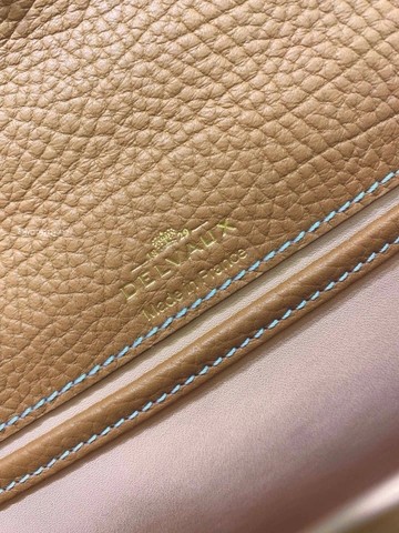 크리스피 송아지 가죽의 Delvaux Tempête PM AA0611AMF0ADNDO 베지탈 - 아이보리