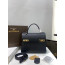 Delvaux Tempête MM, 실키 송아지 가죽 AA0611BQS099ZDO 블랙 GHW