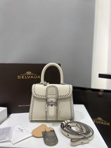 Delvaux Brillant PM 플라이휠 2021 화이트