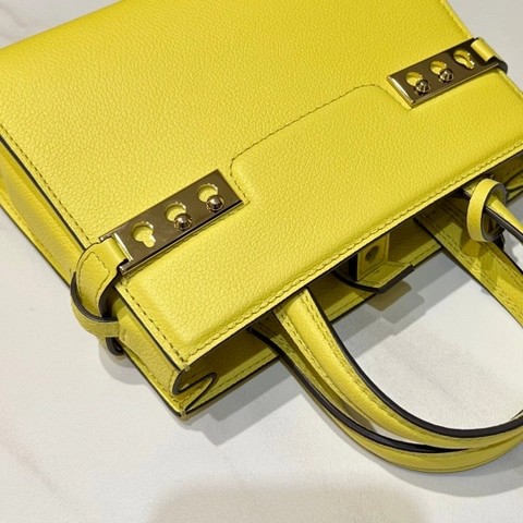 Delvaux Tempête Crush Small Silky 카프스킨
