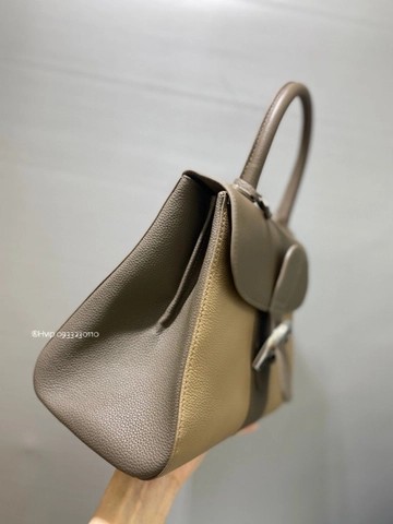 델보 브릴랑 MM 로데오 송아지 가죽 투톤