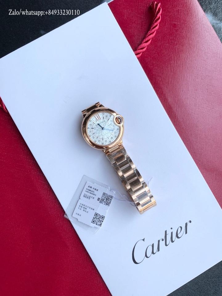 까르띠에 발롱 블뢰 드 까르띠에 시계 33mm WGBB0054