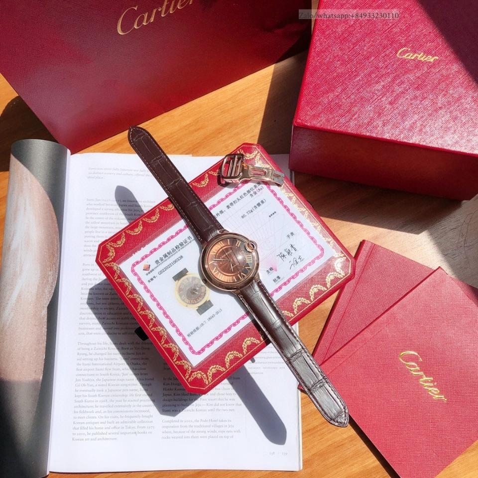 까르띠에 발롱 블뢰 드 까르띠에 시계 42mm, W6920037