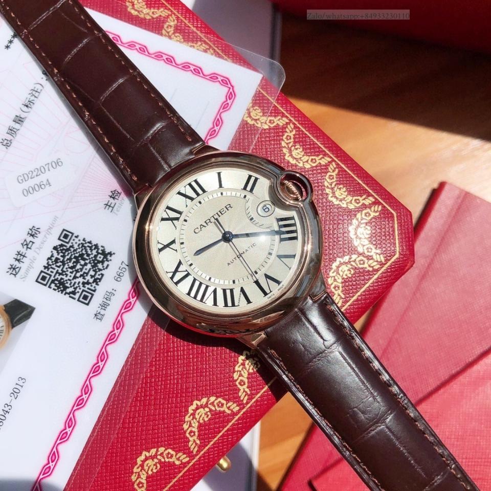 까르띠에 발롱 블뢰 드 까르띠에 시계 42mm,  WGBB0030
