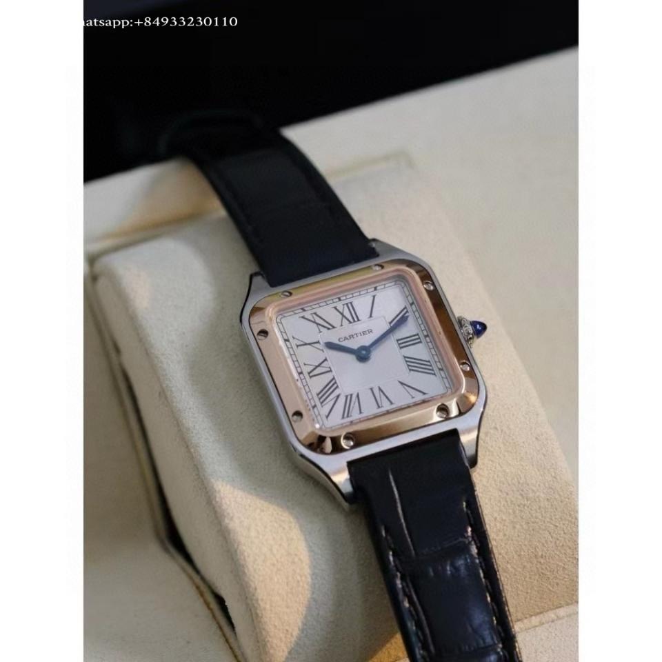 까르띠에 산토스-듀몽 시계 W2SA0012 28x38mm