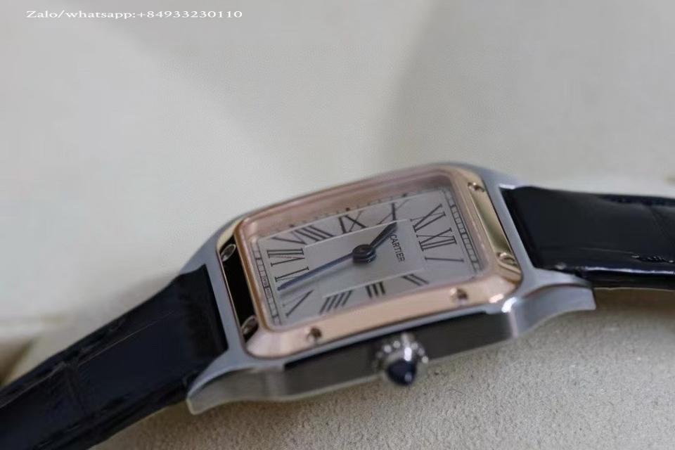 까르띠에 산토스-듀몽 시계 W2SA0012 28x38mm