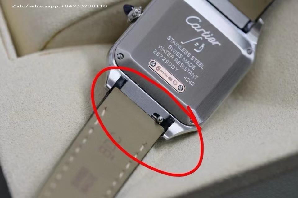 까르띠에 산토스-듀몽 시계 W2SA0012 28x38mm