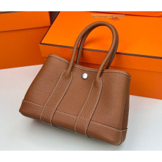 에르메스 가든 파티 미니 23cm 골드 네곤다 PHW